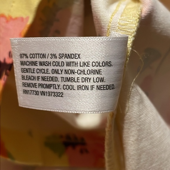 •WILD FABLE•NWT YELLOW FLORAL SKORT SIZE 3X - Picture 10 of 11